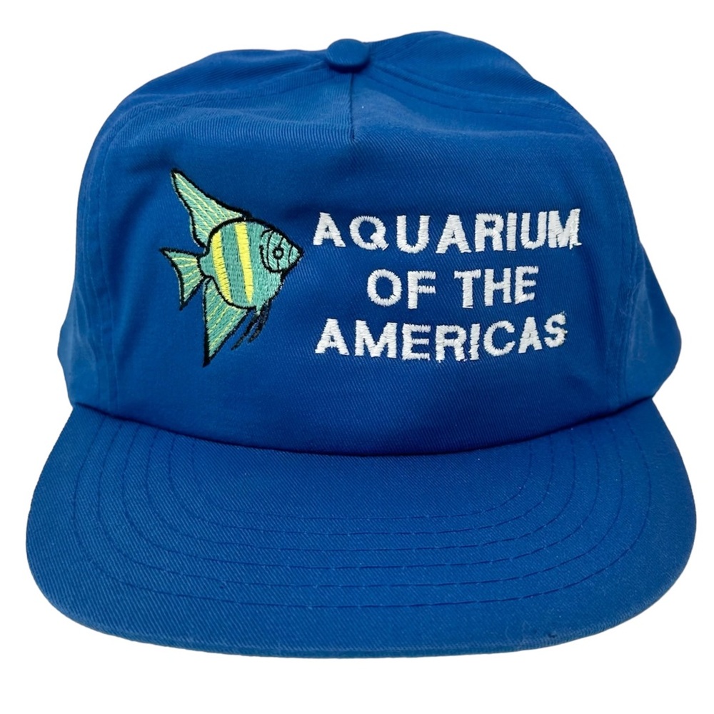 Vintage Aquarium of the Americas Baseball SnapBack Cap Hat